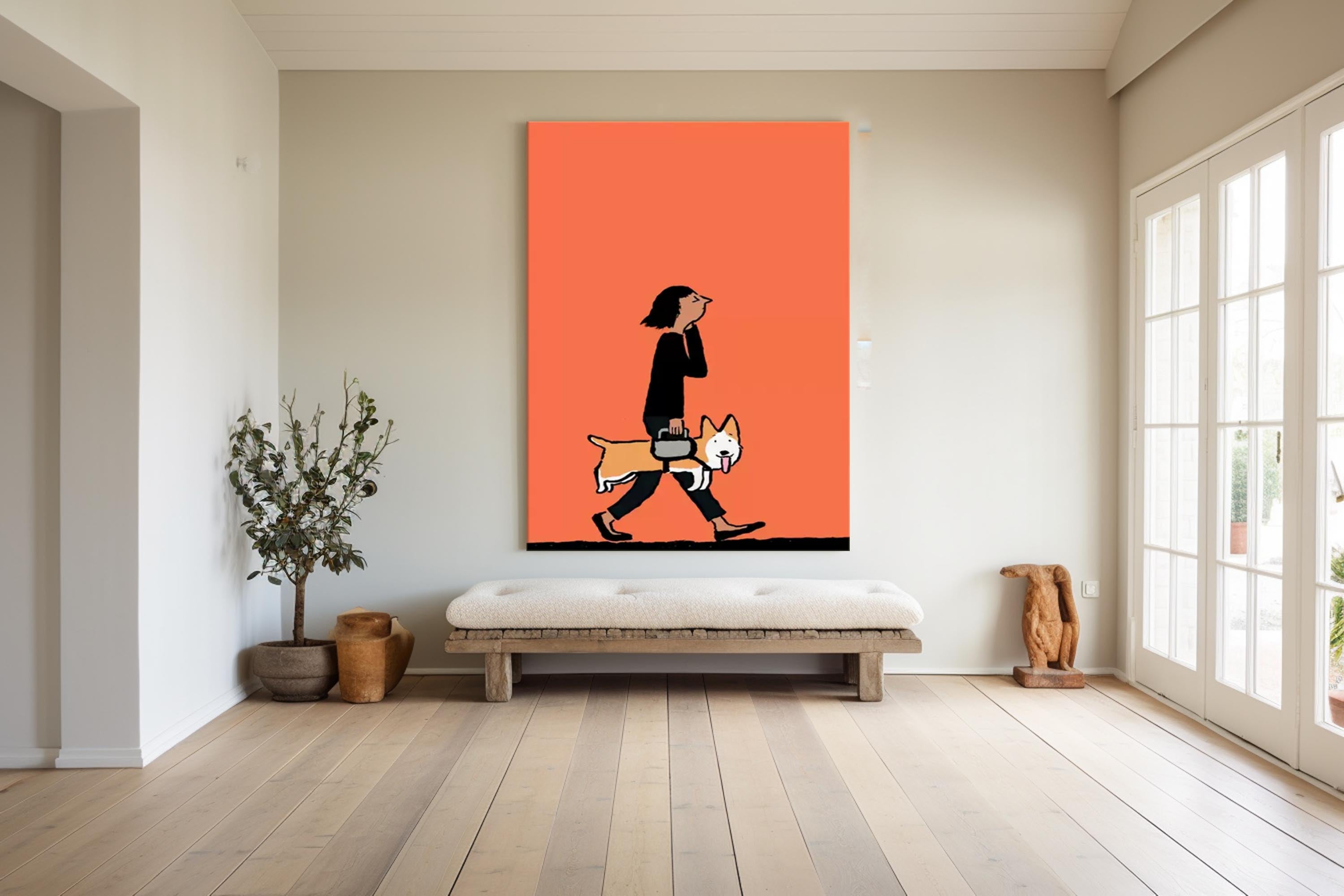 Modern Figure Wall Art Large Original Realistic Abstract Oil Painting On Canvas For Living Room