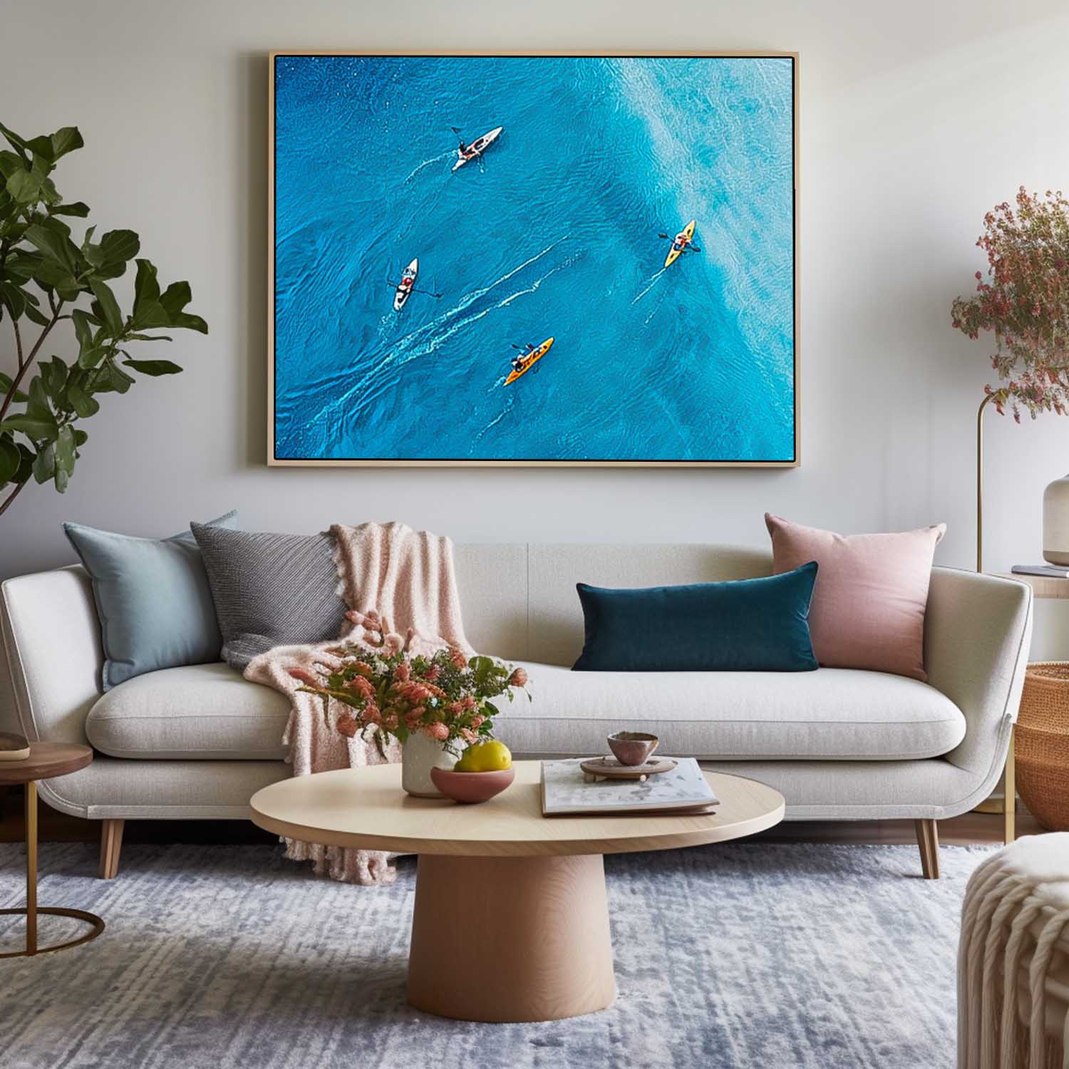 Original Rowing Boats oil painting Boat Seascape Landscape Impasto painting Impressionism Coastal artwork