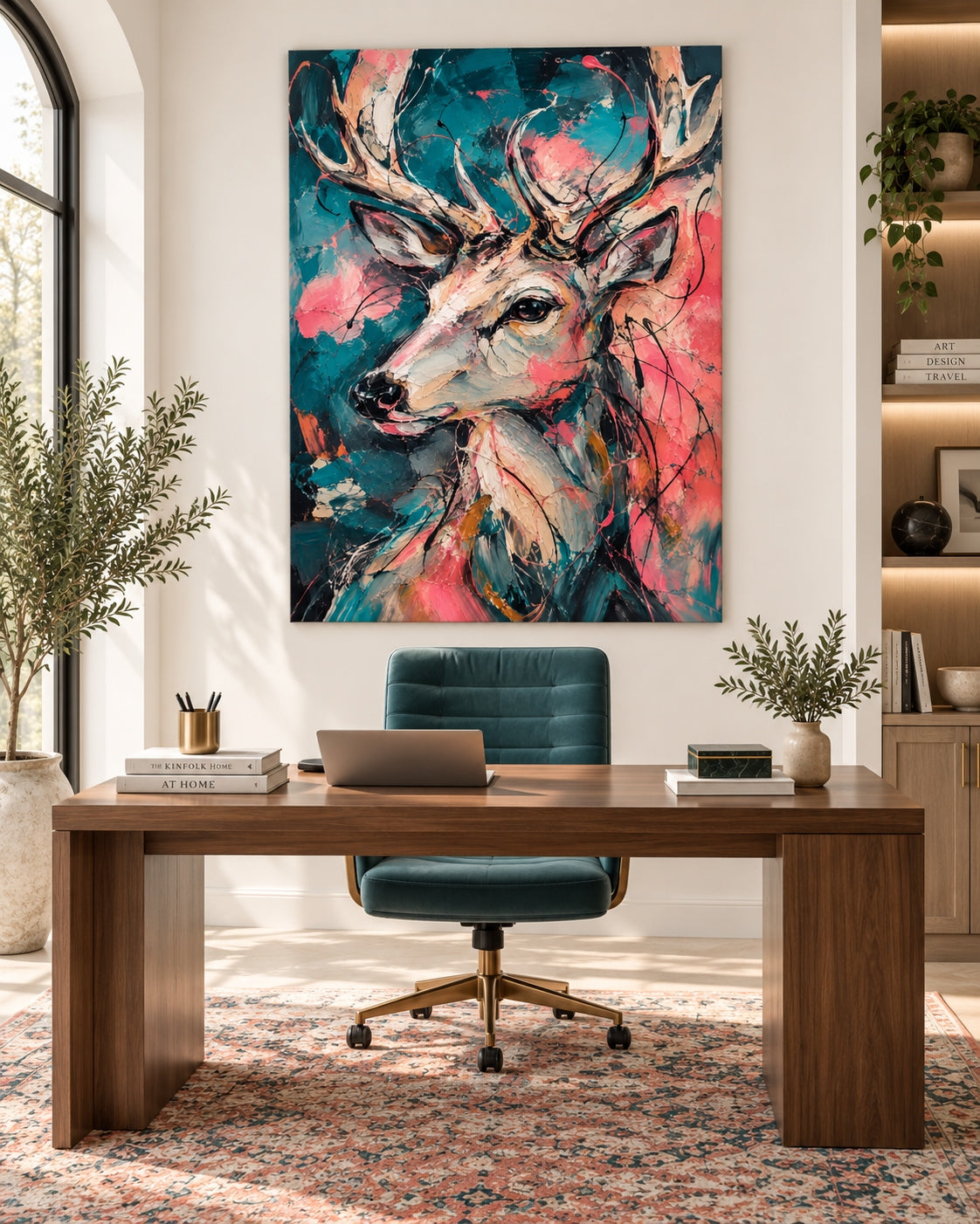 Modern Graffiti Style Wall Art For Living Room And Entryway Decor