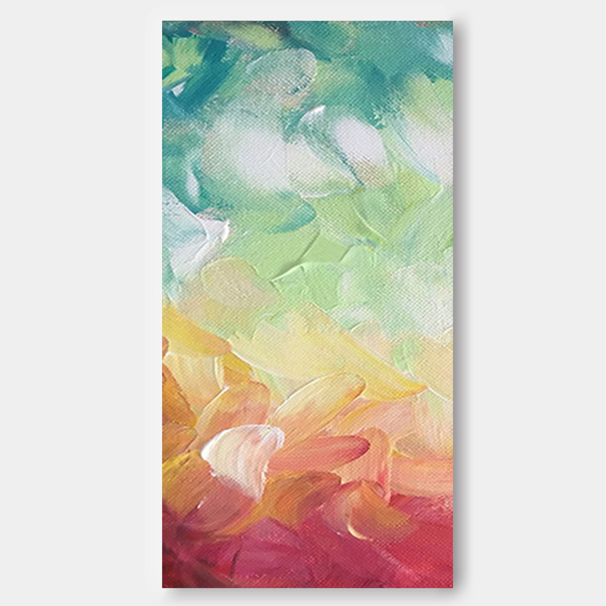 Large Colorful Abstract Oil Painting On Canvas Original Texture Wall Art Painting Home Decor