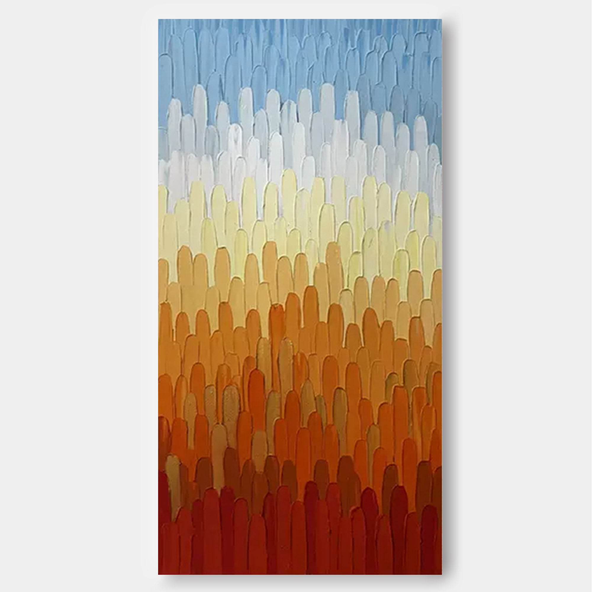 Colorful Large Abstract Knife Oil Painting Original Texture Wall Art Painting Home Decor