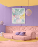 Abstract Painting On Canvas Original Colorful Abstract Wall Art Modern Decor Living Room