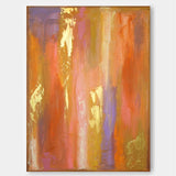 Bright Abstract Oil Painting On Canvas Large Original Acrylic Painting Living Room Modern Wall Art