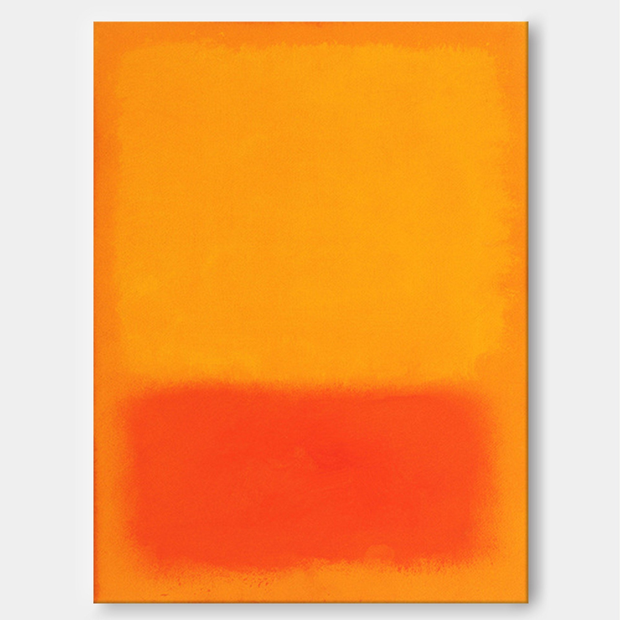 Orange Abstract Texture Wall Art Painting Large Minimalist Original Oil Painting Home Decor