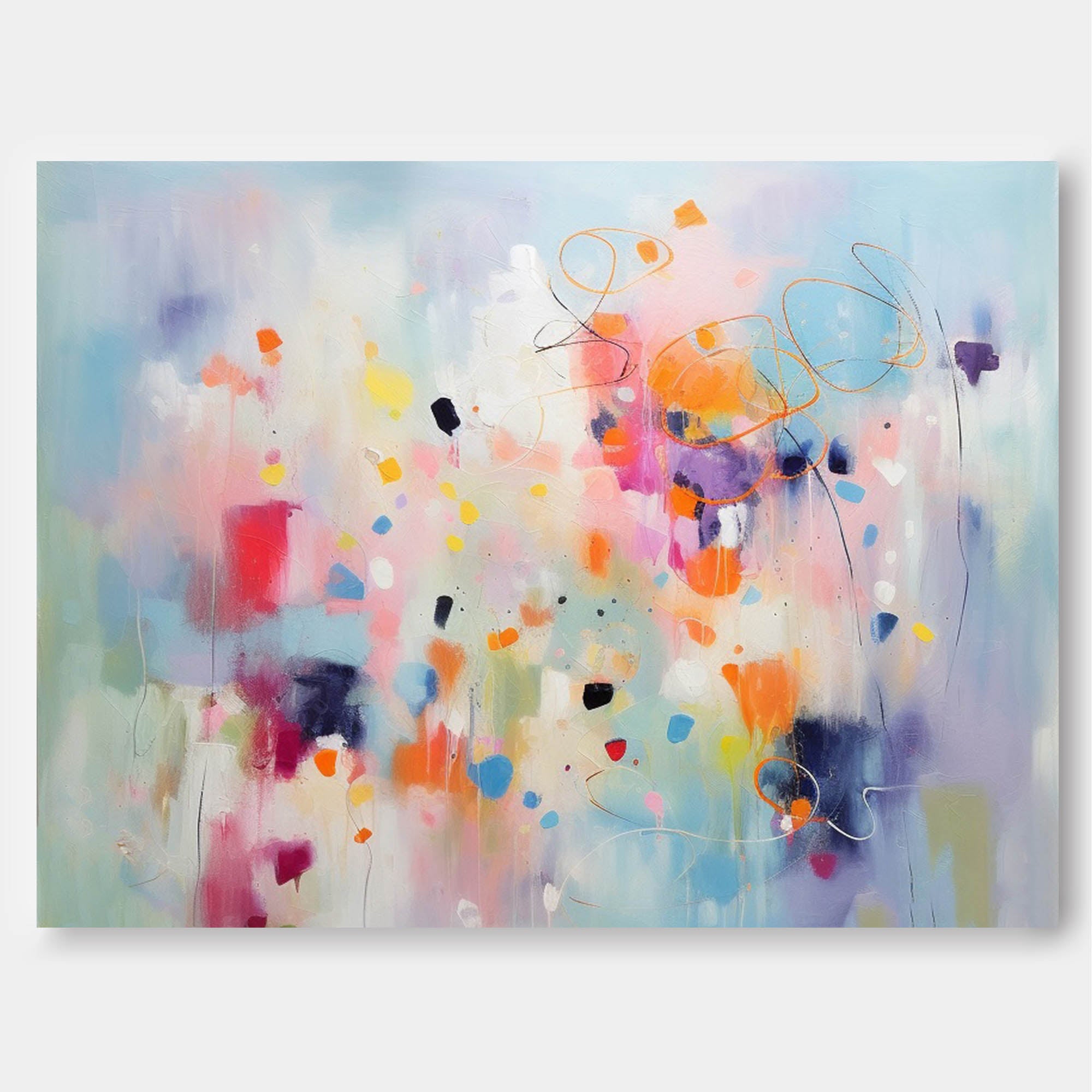 Original Colorful Abstract Oil Painting On Canvas Large Wall Art Modern Graffiti Oil Painting Home Decoration