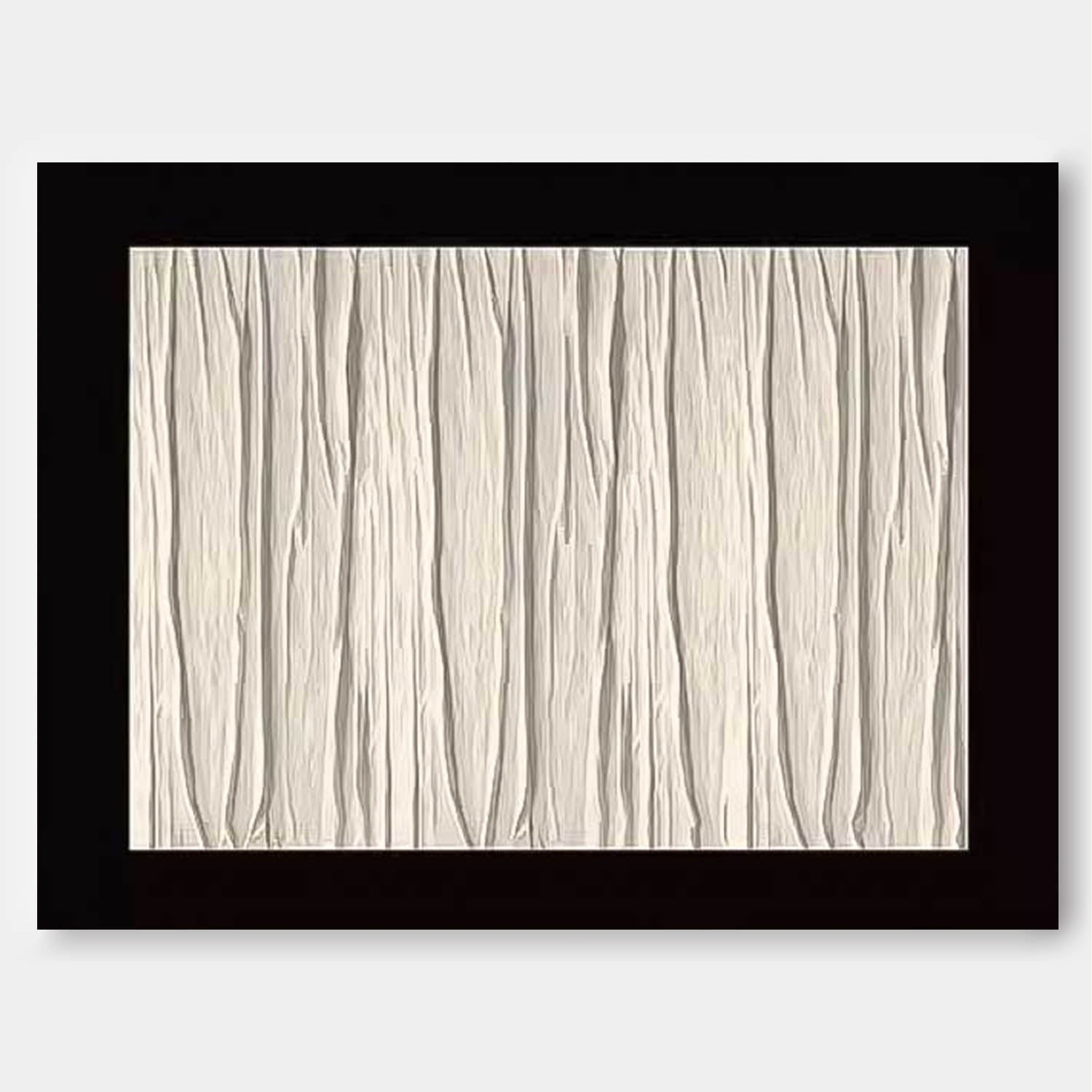 Original White Minimalist Abstract Acrylic Painting Large Wall Art Modern Texture Abstract Oil Painting Home Decor