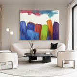 Extra Large Wall Art Original Abstract Colorful Painting On Canvas Modern Abstract Painting