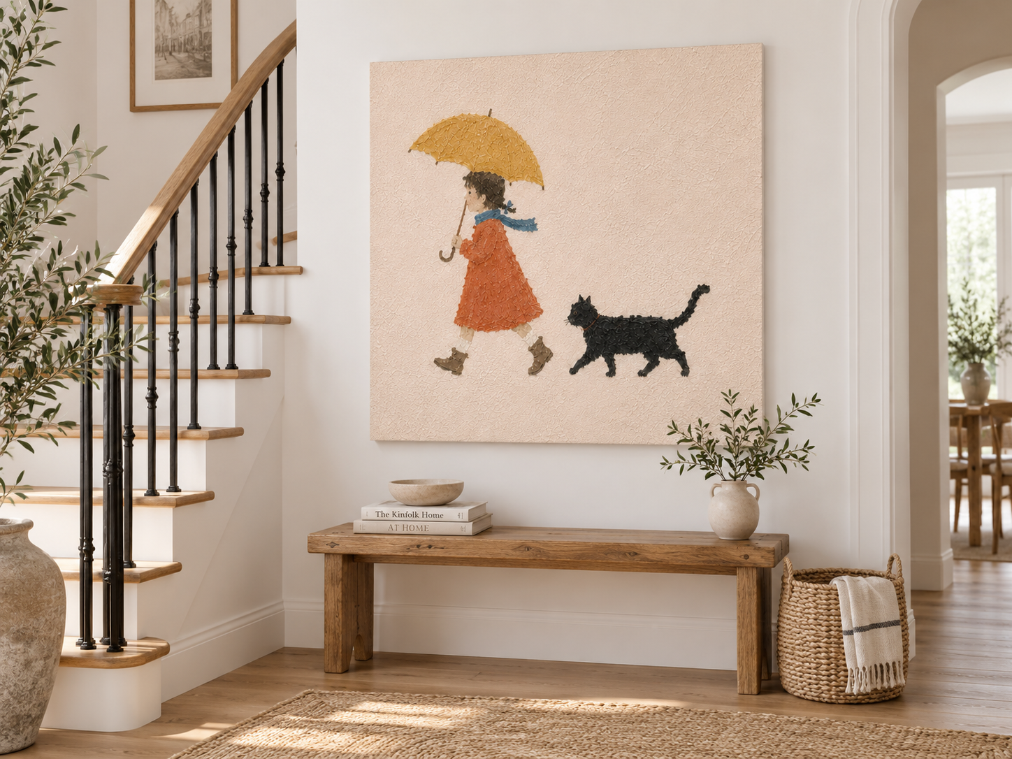 Whimsical Wall Art For Nursery And Kids Room With Textured Finish