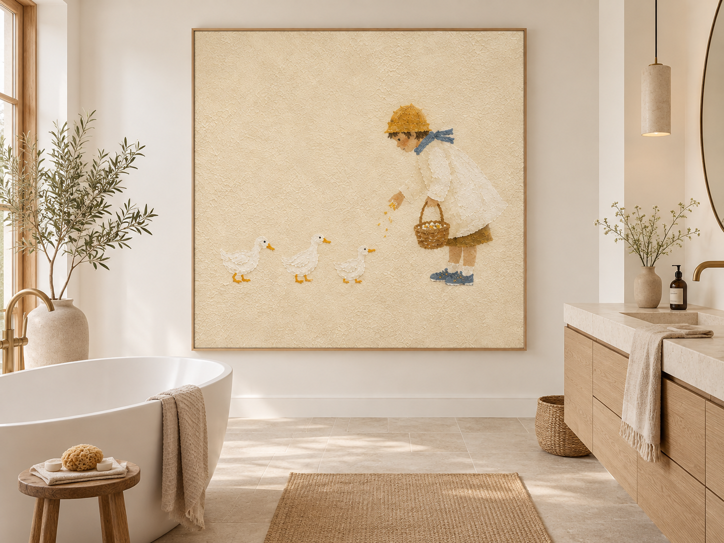 Whimsical Nursery Wall Art For Kids Rooms With Pastoral Theme