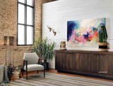 Original Colorful Abstract Oil Painting On Canvas Large Wall Art Modern Oil Painting Home Decoration