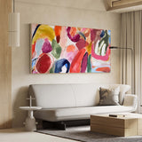 Colorful Original Abstract Painting On Canvas Modern Acrylic Painting Large Wall Art Home Decor