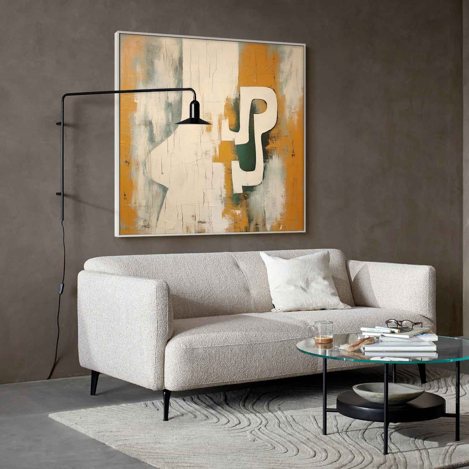 Original Beige Canvas Wall Art Modern Texture Abstract Acrylic Painting On Canvas Large Minimalist Art Home Decor