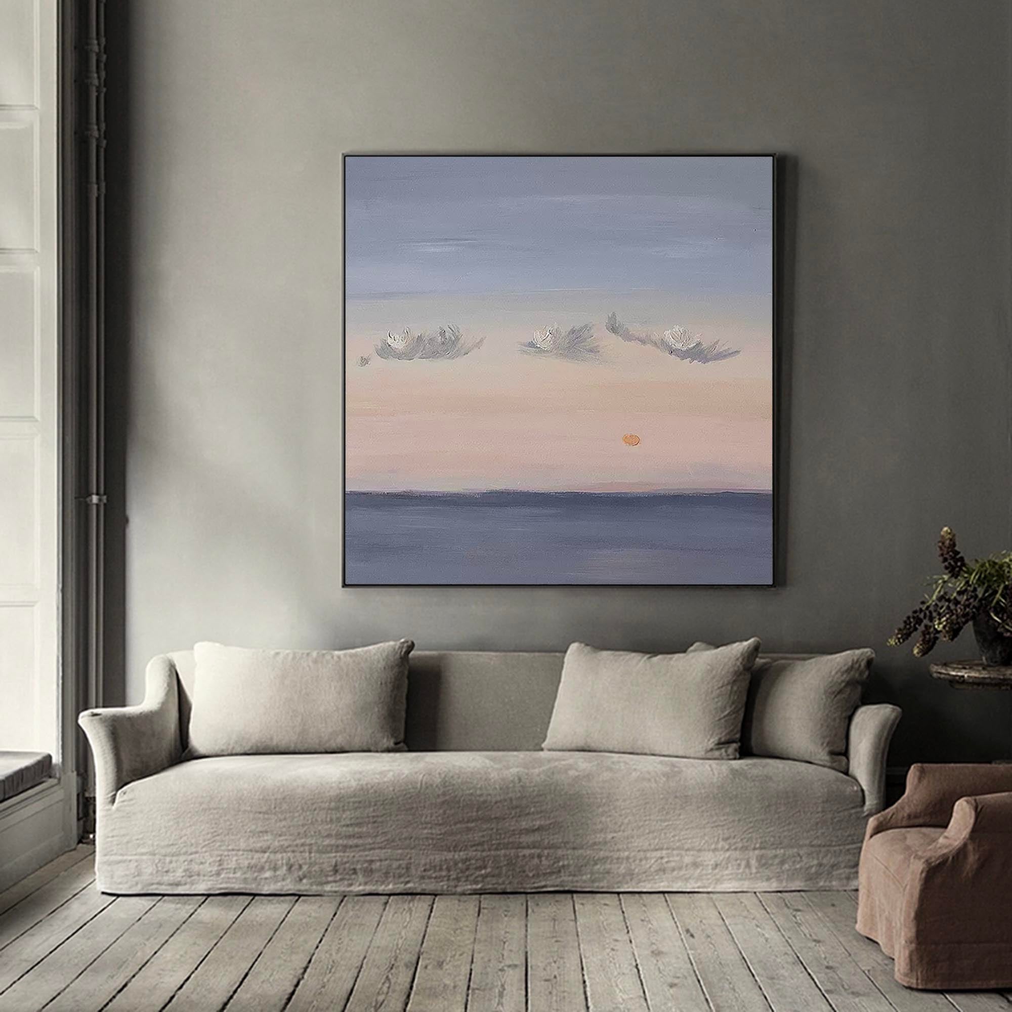 Large Wall Art Modern Sky Clouds Oil Painting Abstract Acrylic Painting Home Decoration