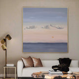 Large Wall Art Modern Sky Clouds Oil Painting Abstract Acrylic Painting Home Decoration