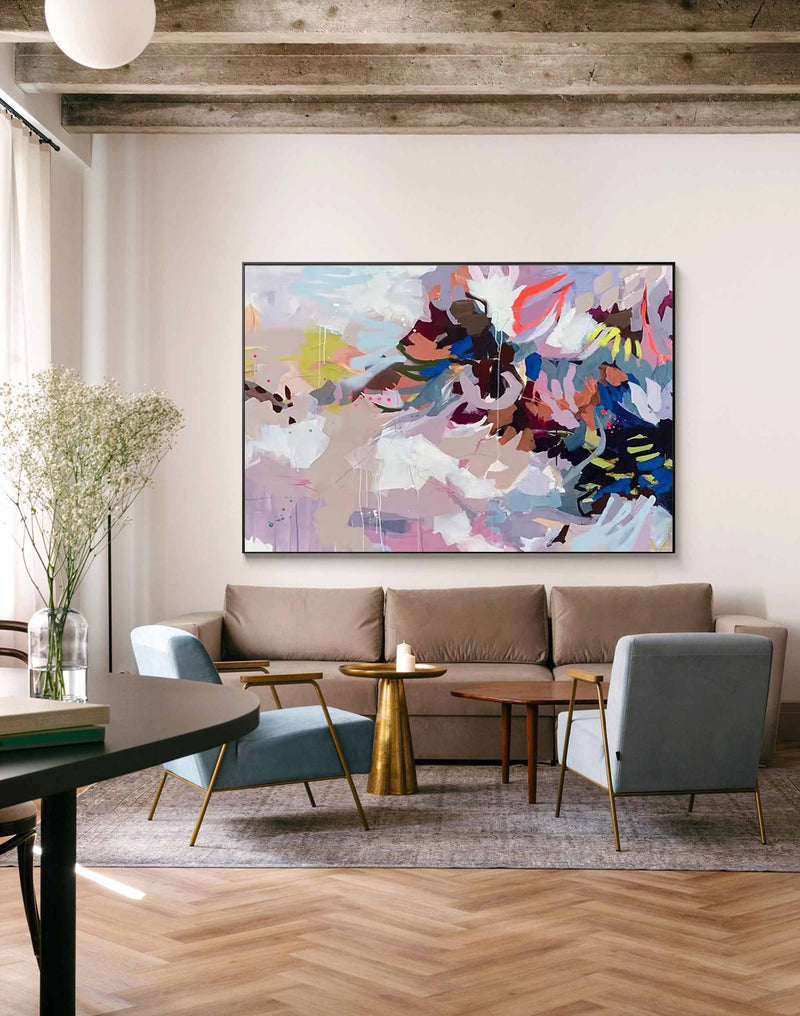 Abstract Original Oil Painting On Canvas Large Acrylic Painting Wall Art Home Decor