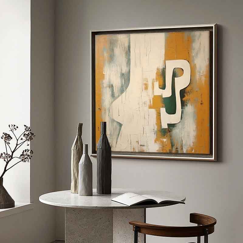 Original Beige Canvas Wall Art Modern Texture Abstract Acrylic Painting On Canvas Large Minimalist Art Home Decor