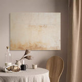 Large Abstract acrylic painting Original Wall Art Texture Beige Minimalist Oil Painting On Canvas For Living Room