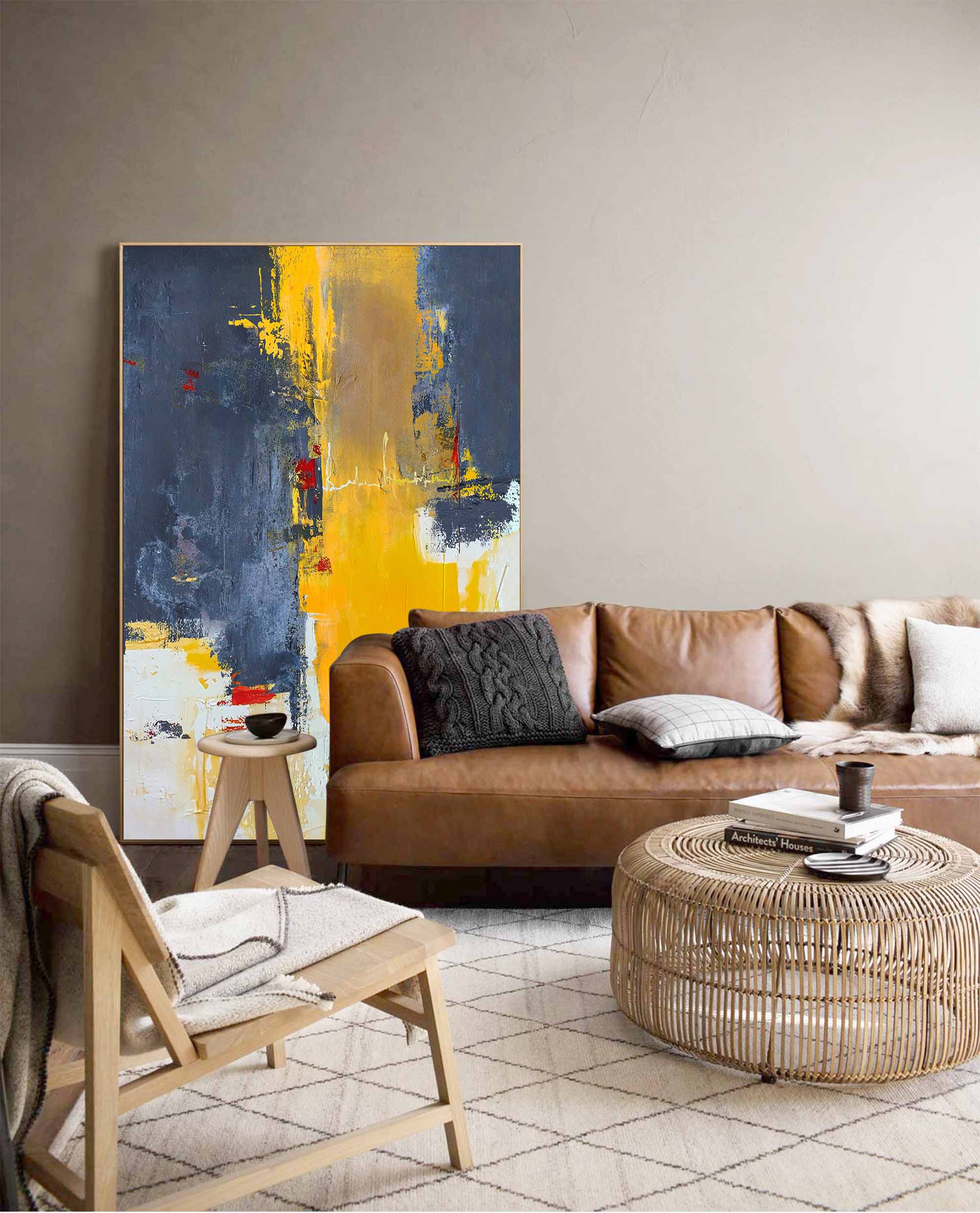 Abstract Canvas Art #AB116