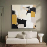 Large Acrylic Painting On Canvas Abstract Oil Painting Farme Original Modern Wall Art For Living Room