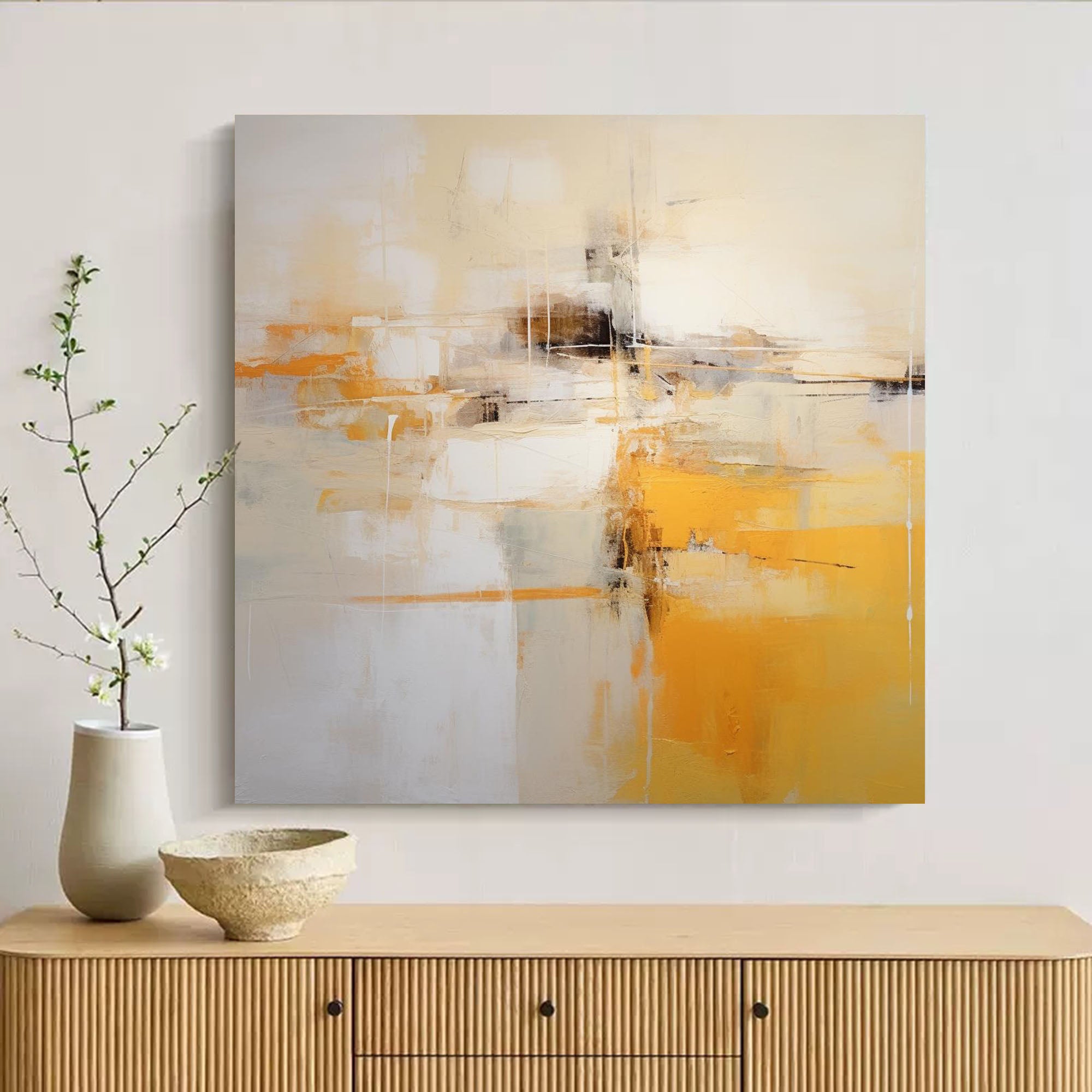 Abstract Oil Painting On Canvas Original Modern Textured Acrylic Painting Large Wall Art Home Decor