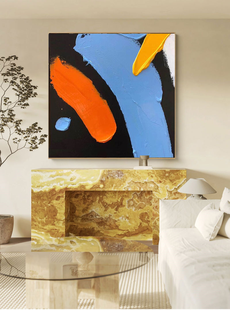 Original Canvas Wall Art Modern Abstract Acrylic Painting On Canvas Large Minimalist Art Home Decor