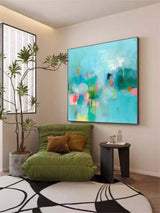 Original Abstract Art For Sale Bright Colorful Abstract Painting Canvas Contemporary New Abstract Painting For Living Room