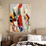 Large Abstract Textured Canvas Oil Painting Modern Acrylic Painting Original Wall Art Home Decor