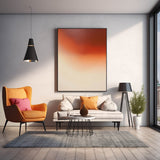 Abstract Sunset Texture Minimalist Canvas Oil Painting Large Abstract Acrylic Painting Original Living Room Wall Art