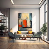 Large Original Painting Color Modern Texture Wall Art Abstract Graffiti Oil Painting On Canvas Home Decor