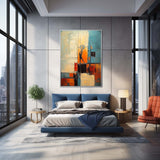 Color Modern Texture Wall Art Large Original Painting Abstract Graffiti Oil Painting On Canvas Home Decor