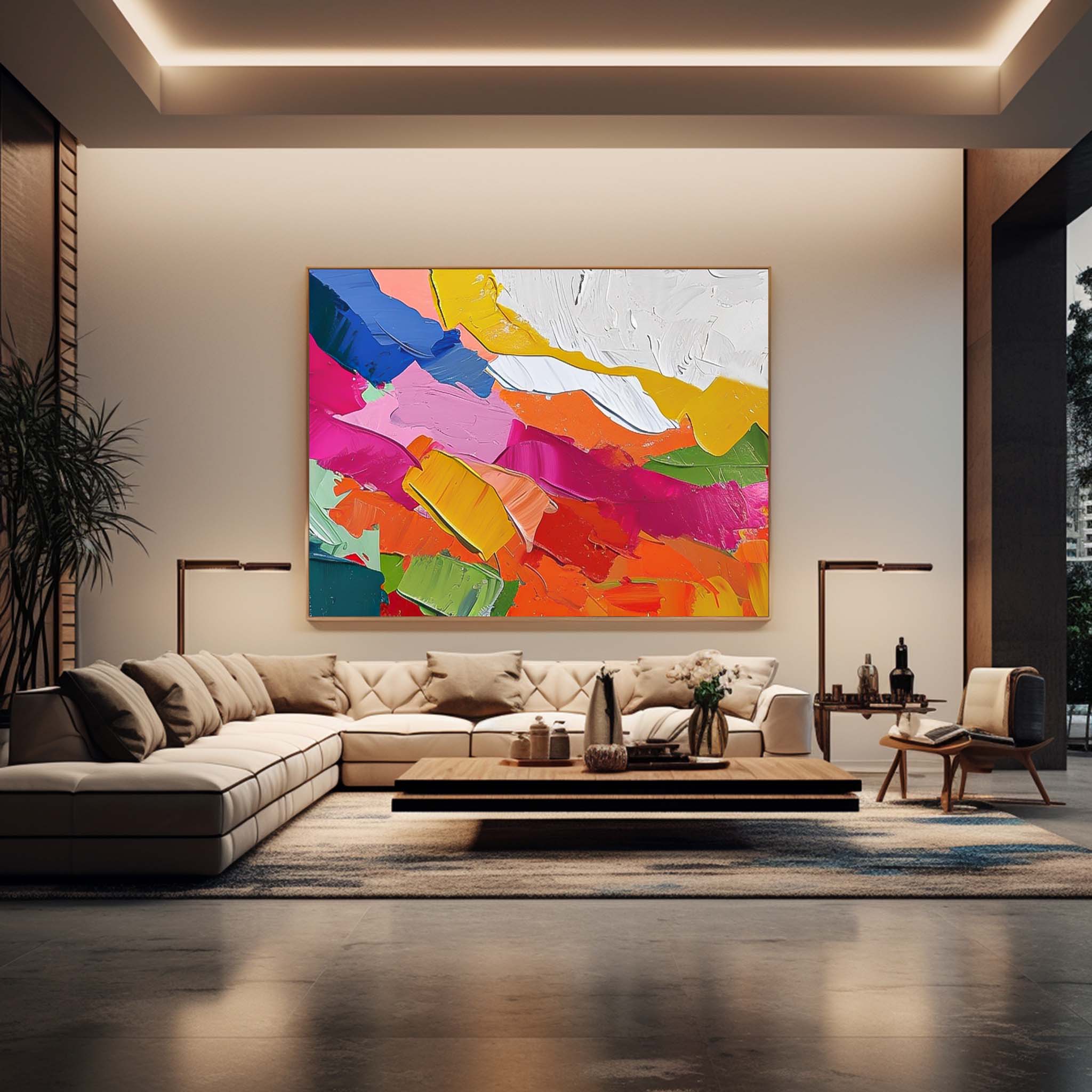 Original Wall Art Vibrant Color Buy Abstract Paintings Online Large Texture Abstract Oil Painting Home Decor