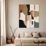Large Original Abstract Oil Painting On Canvas Colorful Modern Texture Wall Art For Living Room