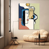 Colorful Large Acrylic painting Original Abstract Oil Painting On Canvas Modern Wall Art For Living Room