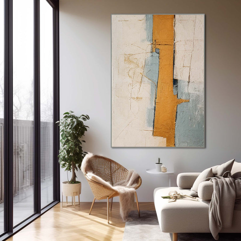 Large Original Abstract Oil Painting On Canvas Modern Texture Wall Art Home Decor