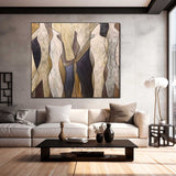 Large Original Abstract Character Body Wall Art Abstract Minimalist Paintings Online Contemporary Artwork