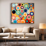 Modern Acrylic Painting Large Abstract Circle Oil Painting Original Wall Art Home Decoration