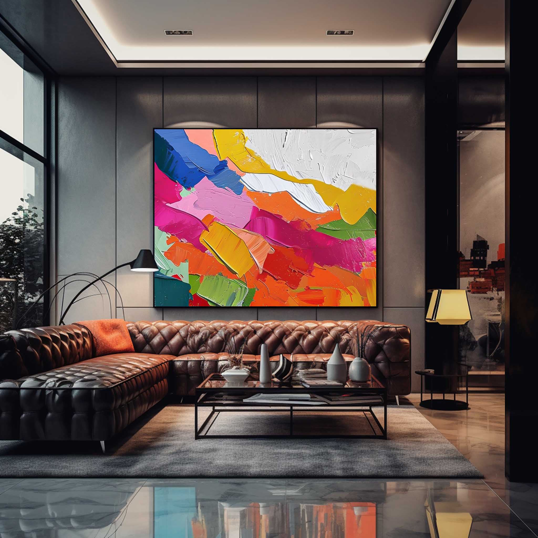 Original Wall Art Vibrant Color Buy Abstract Paintings Online Large Texture Abstract Oil Painting Home Decor