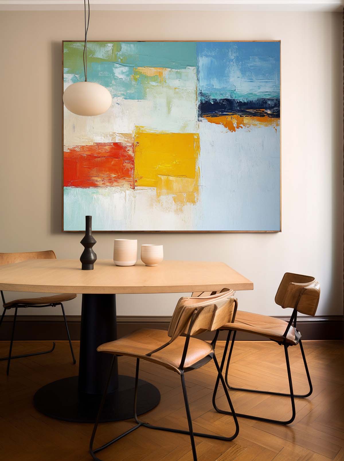 Large Original Abstract Wall Art Abstract Geometry Paintings Online Contemporary Artwork For Living Room
