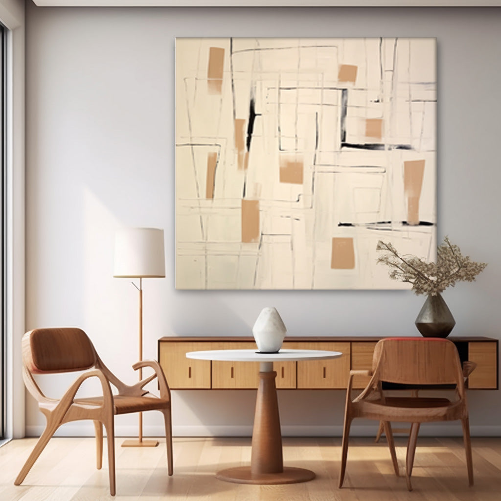 Abstract Minimalist Oil Painting Original Large Abstract Acrylic Painting On Canvas Modern Wall Art Home Decor