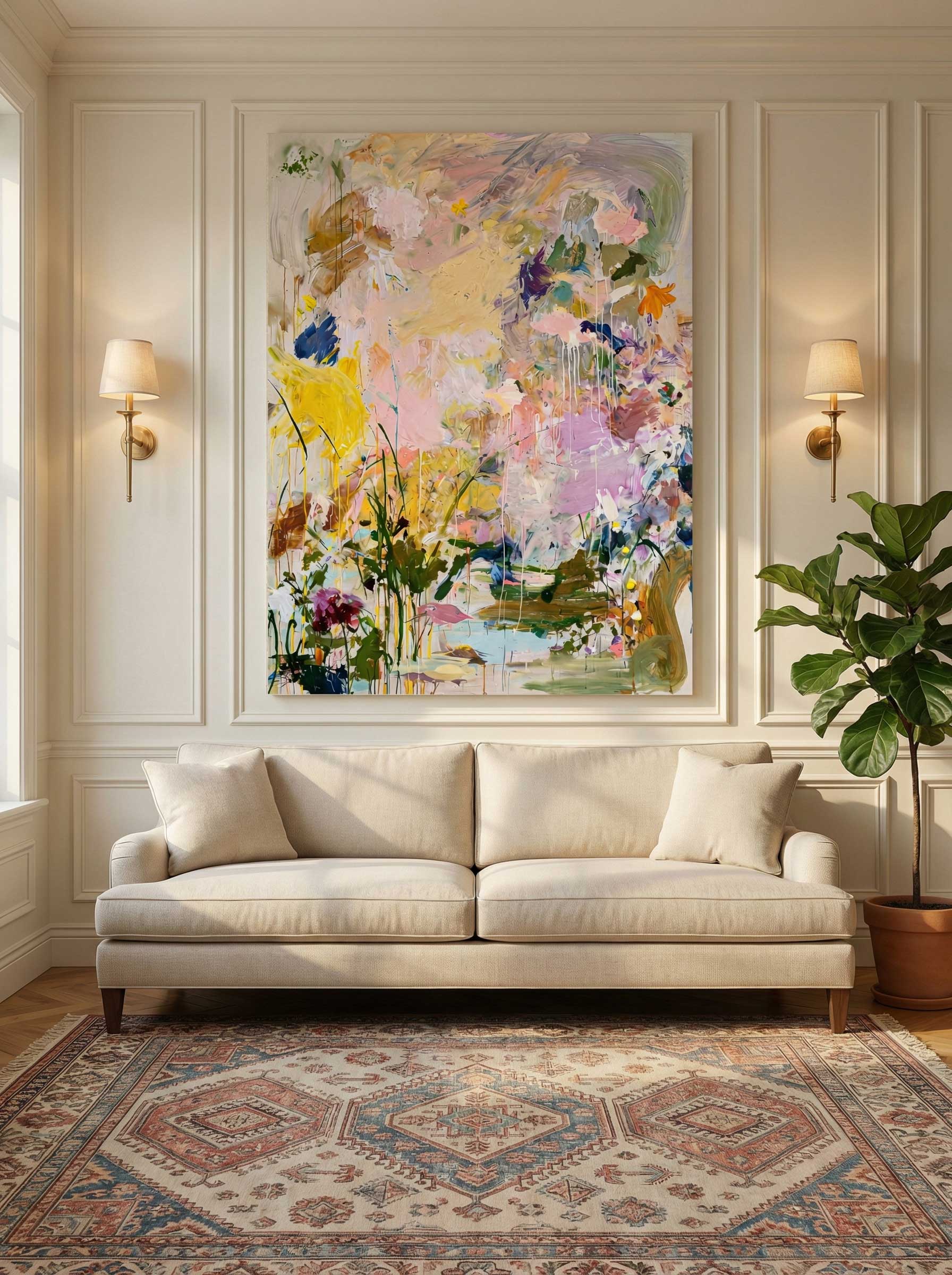 Abstract Canvas Art #AB807