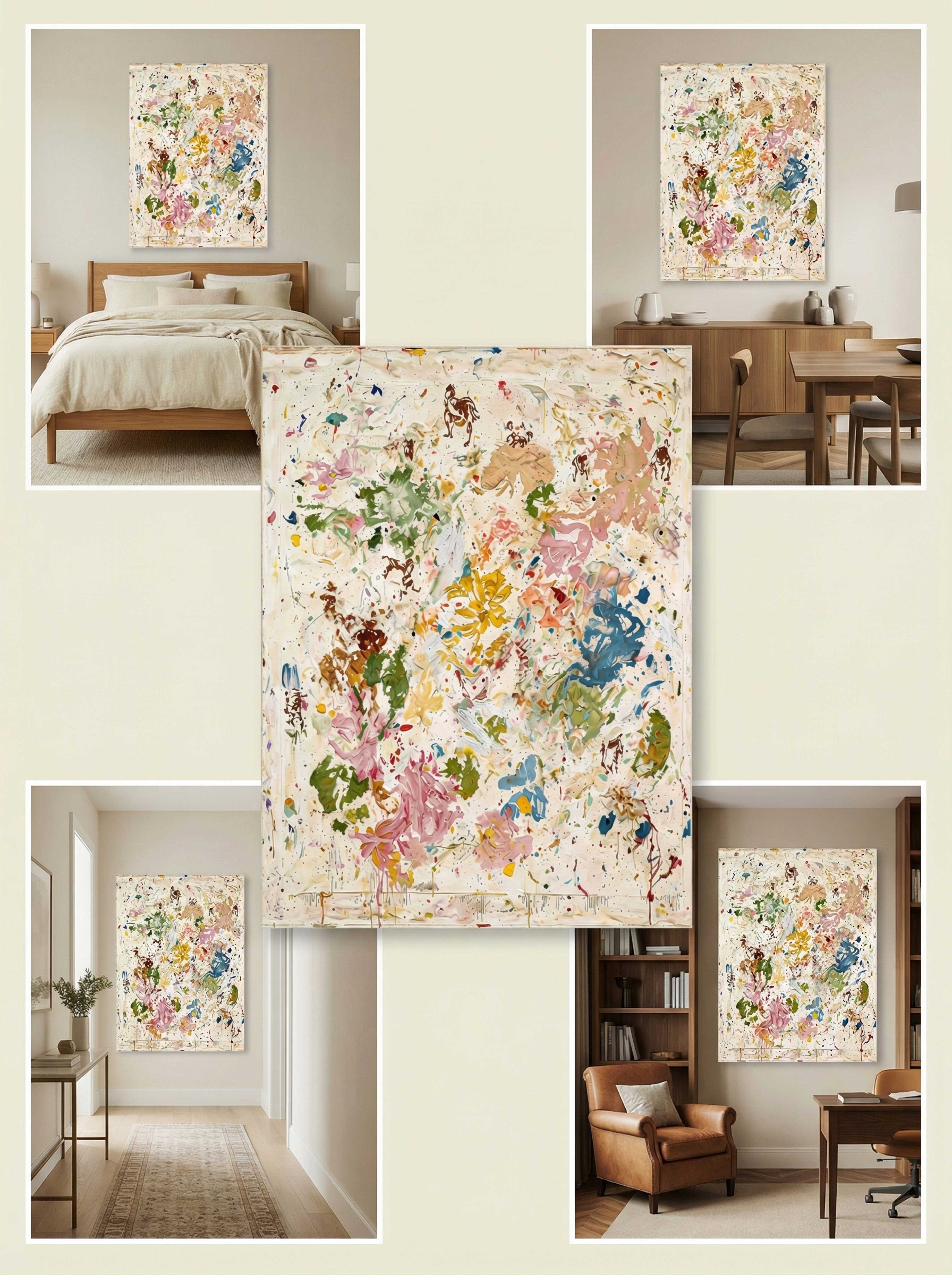 Abstract Canvas Art #AB803