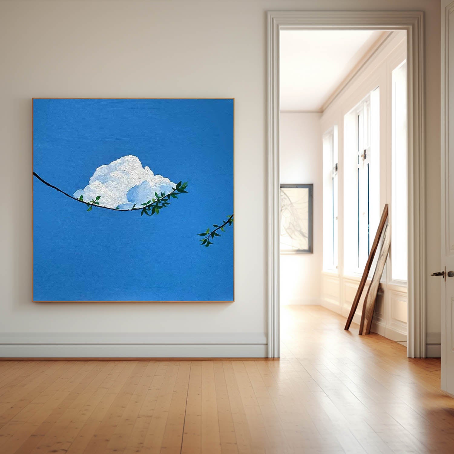 Large Clouds Wall Art Modern Highest Quality Oil Painting Abstract Texture Acrylic Painting For Living room
