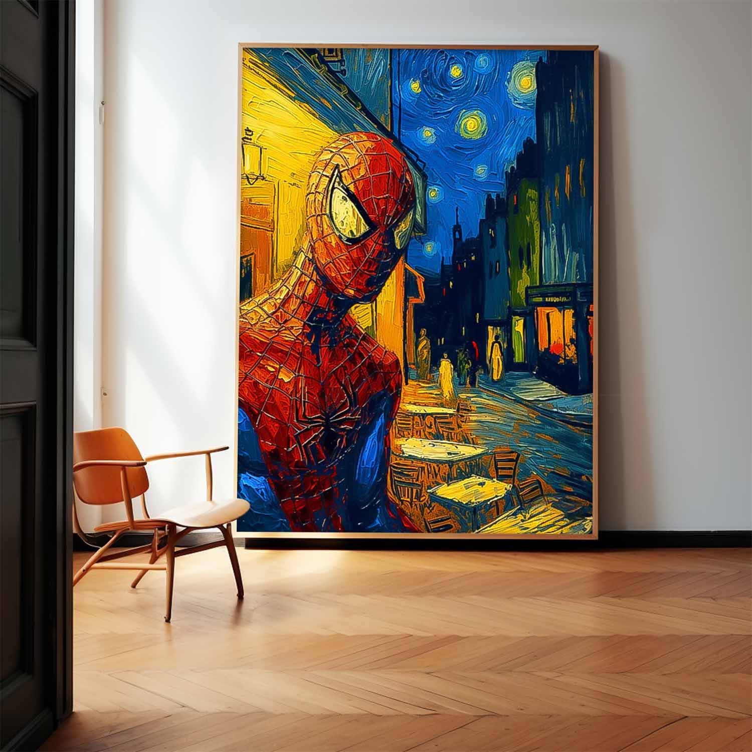 Modern Abstract Spider-Man Painting Contemporary Gallery Famous Wall Art Marvel Comics painting Home Decor