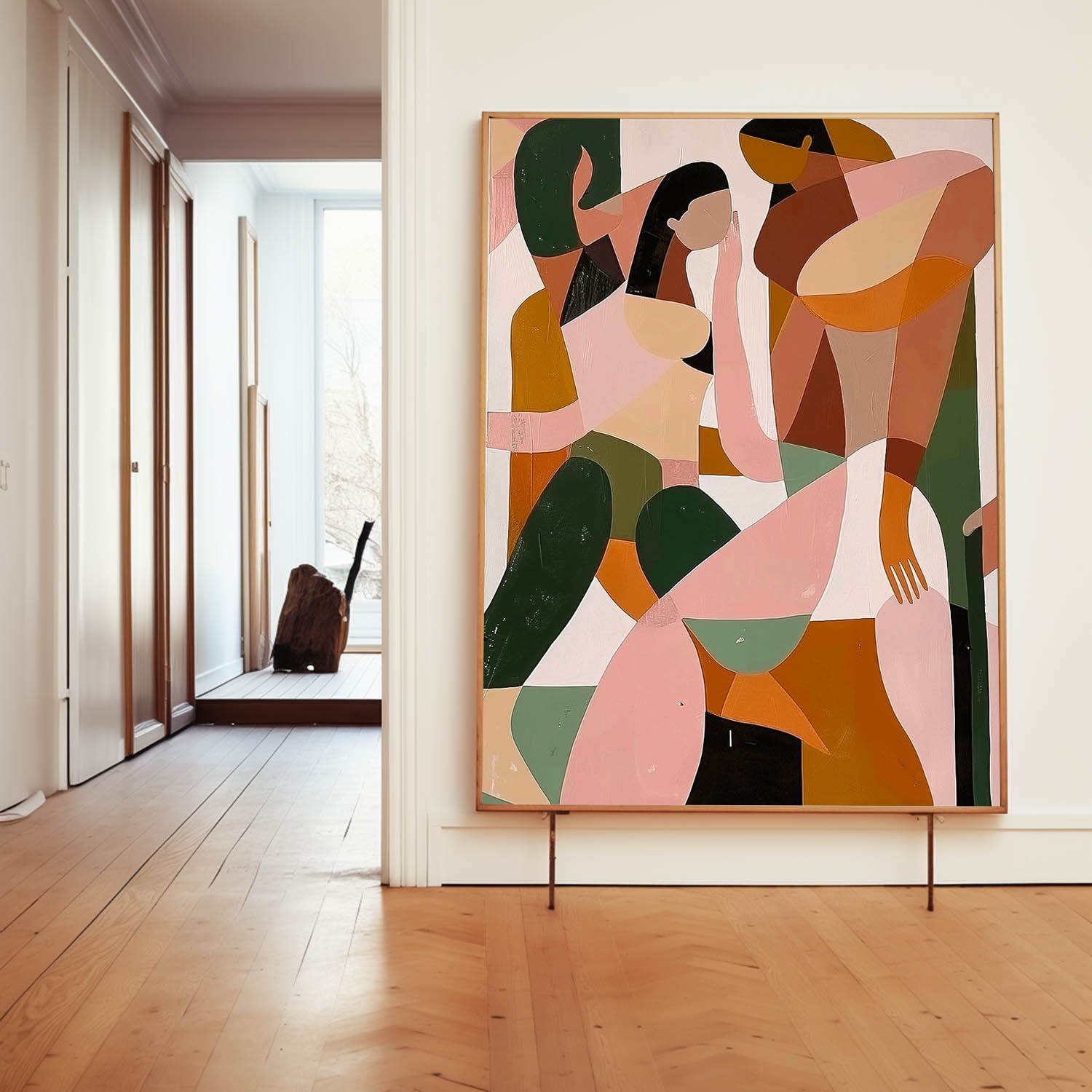 Large Abstract Colorful Paintings On Canvas Original Luxury Painting Picasso Style Art Textured Oil Acrylic Painting Wall Decor