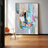 Contemporary Abstract Art For Sale Big Amazing Texture Artwork Colorful Original Canvas Painting