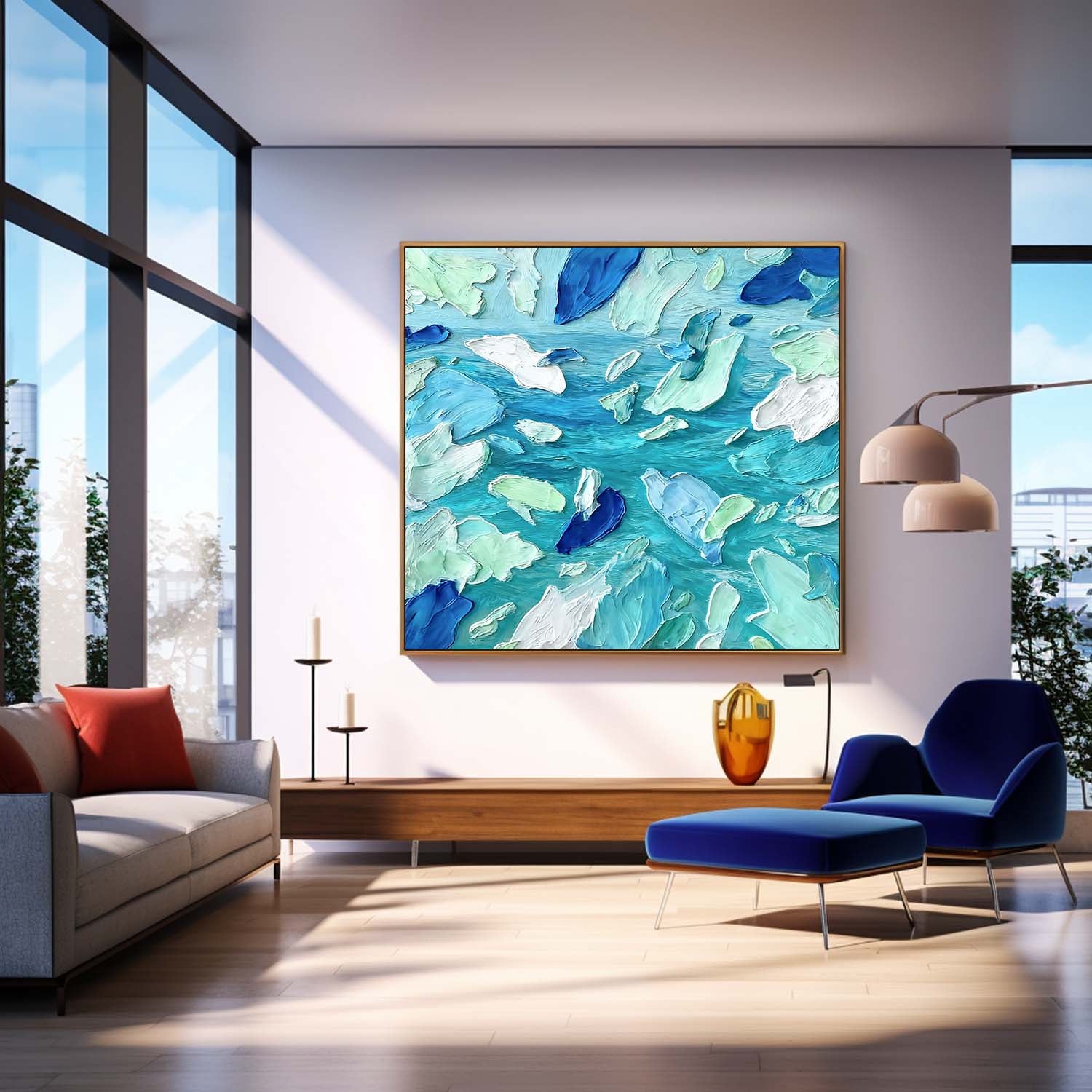 Abstract Canvas Art #AB771