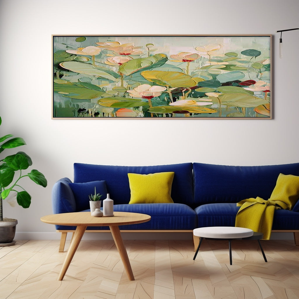 Affordable Large Wall Art Colorful Textured Floral Acrylic Painting Original Modern Painting On Canvas For Living Room