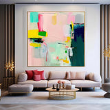 Original Abstract Art For Sale Warm Color Abstract Painting Canvas Contemporary New Painting Home Decor