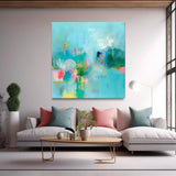 Original Abstract Art For Sale Bright Colorful Abstract Painting Canvas Contemporary New Abstract Painting For Living Room