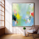 Original Wall Art Bright Abstract Painting Canvas Contemporary New Abstract Painting Home Decor